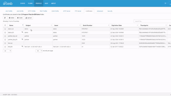 Managed File Transfer with ArcESB